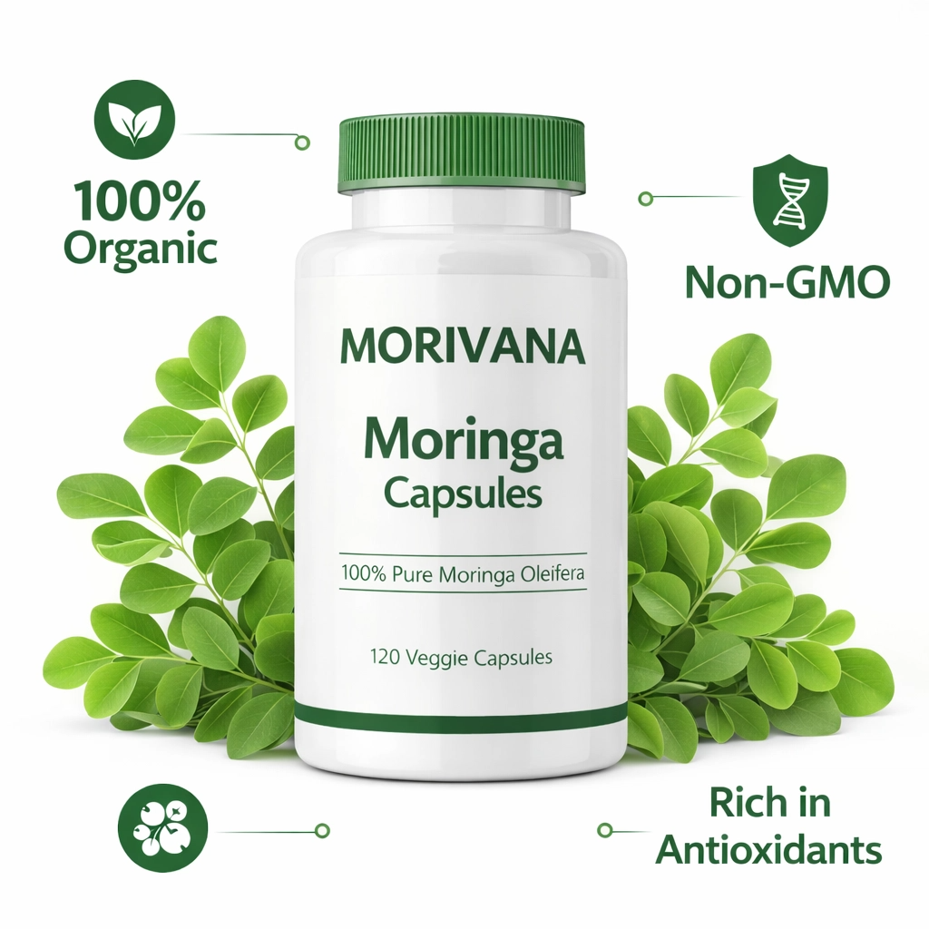 MORIVANA® - Organic moringa capsules